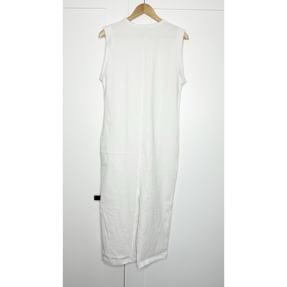 Clyque the label David maxi Small white Normcore minimalist cotton sleeveless - Picture 10 of 15